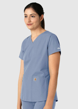 Carhartt Women's V-Neck 5 Pocket Scrub Top