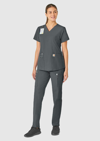 Carhartt Women's V-Neck 5 Pocket Scrub Top