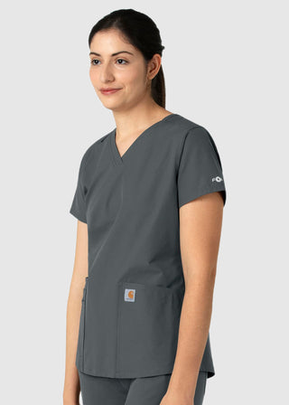 Carhartt Women's V-Neck 5 Pocket Scrub Top