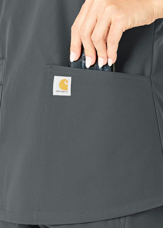 Carhartt Women's V-Neck 5 Pocket Scrub Top
