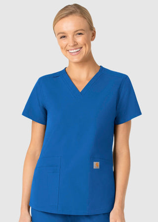 Carhartt Women's V-Neck 5 Pocket Scrub Top