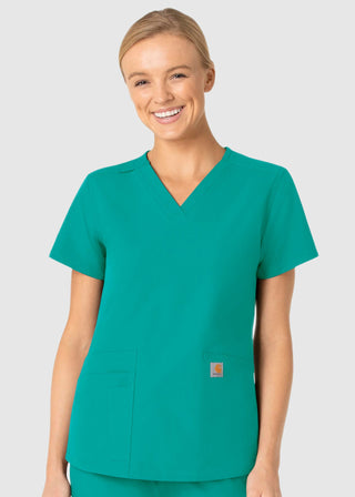 Carhartt Women's V-Neck 5 Pocket Scrub Top