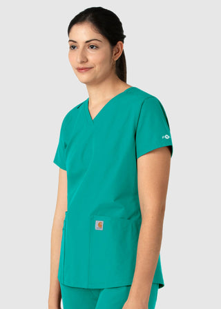 Carhartt Women's V-Neck 5 Pocket Scrub Top
