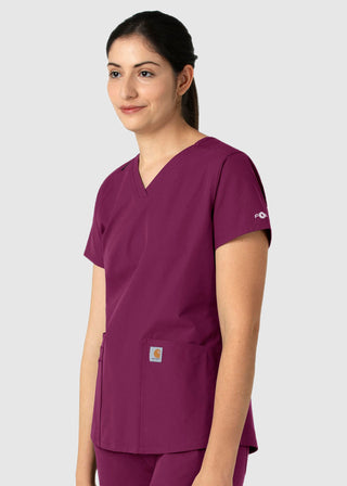 Carhartt Women's V-Neck 5 Pocket Scrub Top