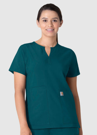 Carhartt Women's Notch Neck Tunic Scrub Top