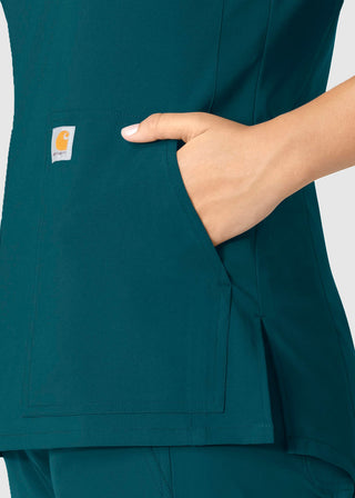 Carhartt Women's Notch Neck Tunic Scrub Top