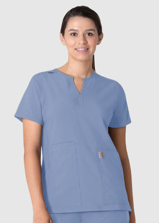 Carhartt Women's Notch Neck Tunic Scrub Top