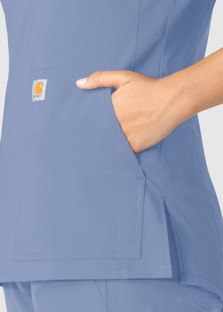 Carhartt Women's Notch Neck Tunic Scrub Top