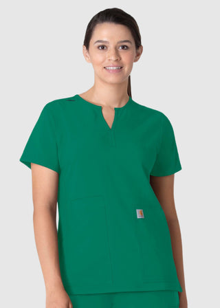 Carhartt Women's Notch Neck Tunic Scrub Top