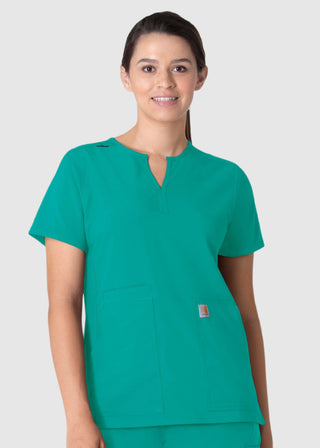 Carhartt Women's Notch Neck Tunic Scrub Top