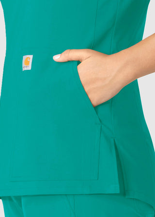 Carhartt Women's Notch Neck Tunic Scrub Top