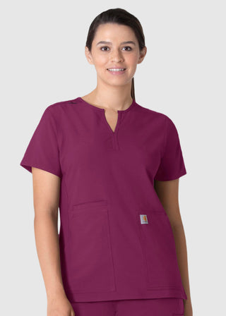 Carhartt Women's Notch Neck Tunic Scrub Top