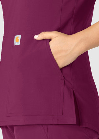 Carhartt Women's Notch Neck Tunic Scrub Top