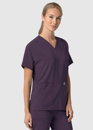 Carhartt Force Cross-Flex Women's Oversized V-Neck Scrub Top