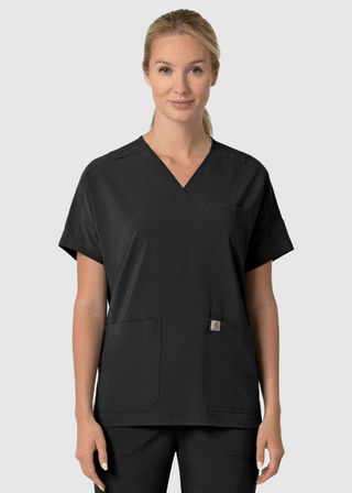 Carhartt Force Cross-Flex Women's Oversized V-Neck Scrub Top