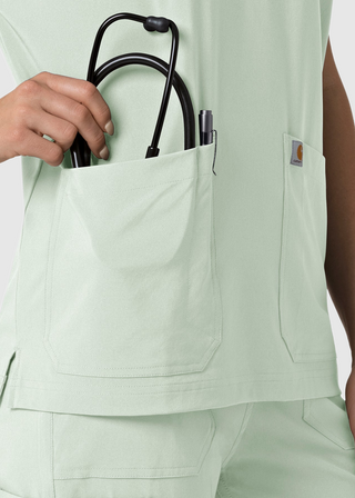 Carhartt Force Cross-Flex Women's Oversized V-Neck Scrub Top