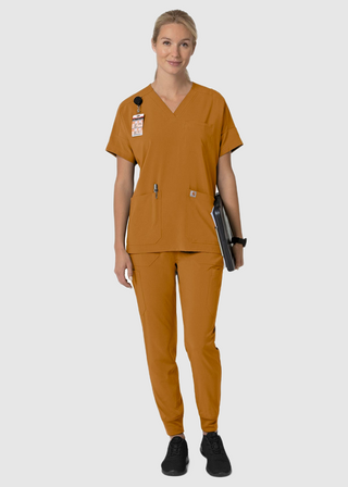 Carhartt Force Cross-Flex Women's Oversized V-Neck Scrub Top
