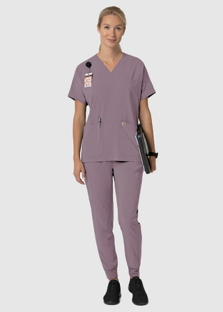 Carhartt Force Cross-Flex Women's Oversized V-Neck Scrub Top