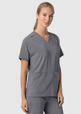 Carhartt Force Cross-Flex Women's Oversized V-Neck Scrub Top