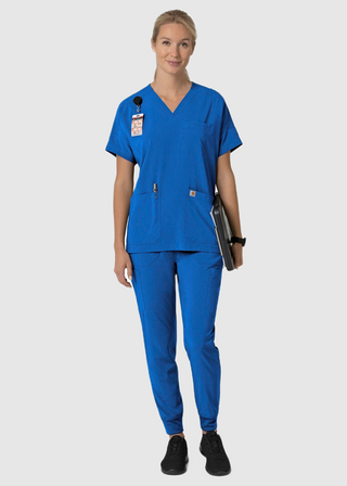 Carhartt Force Cross-Flex Women's Oversized V-Neck Scrub Top