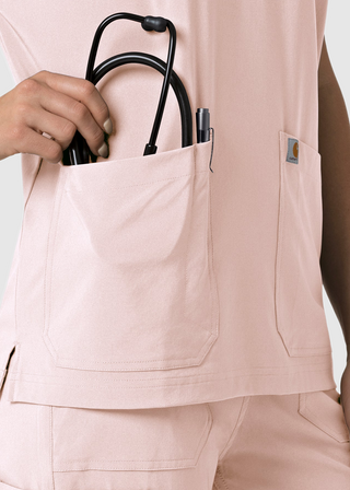 Carhartt Force Cross-Flex Women's Oversized V-Neck Scrub Top