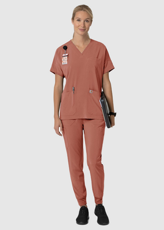 Carhartt Force Cross-Flex Women's Oversized V-Neck Scrub Top