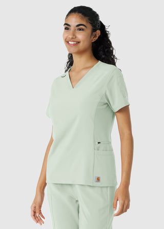 Carhartt Women's Knit Panel Scrub Top