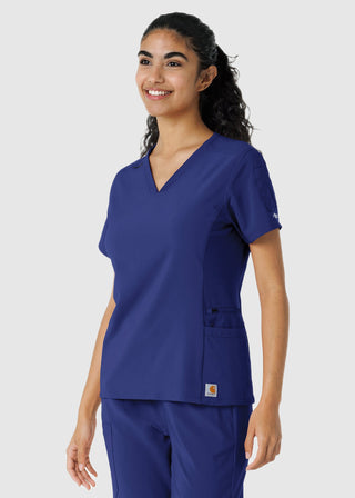 Carhartt Women's Knit Panel Scrub Top