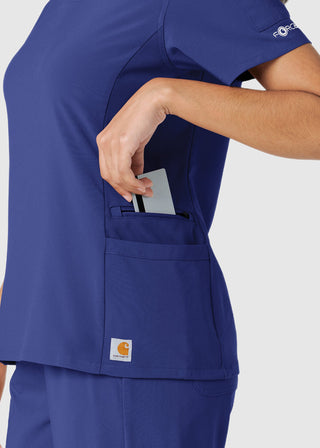 Carhartt Women's Knit Panel Scrub Top