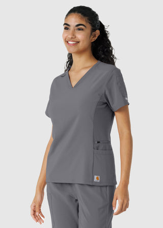 Carhartt Women's Knit Panel Scrub Top