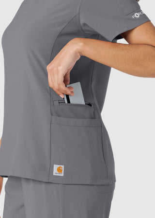 Carhartt Women's Knit Panel Scrub Top