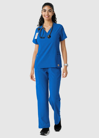 Carhartt Women's Knit Panel Scrub Top