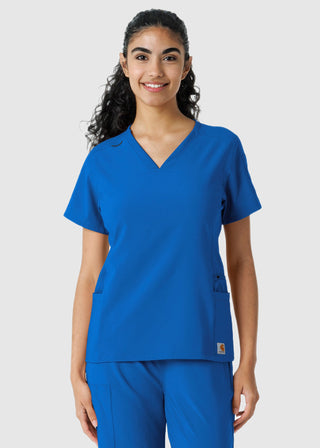 Carhartt Women's Knit Panel Scrub Top