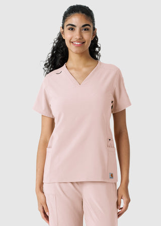 Carhartt Women's Knit Panel Scrub Top