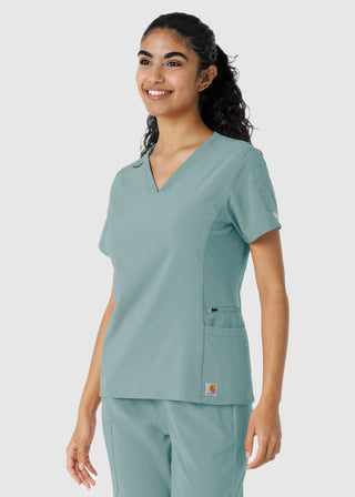 Carhartt Women's Knit Panel Scrub Top