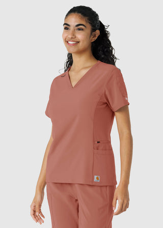 Carhartt Women's Knit Panel Scrub Top