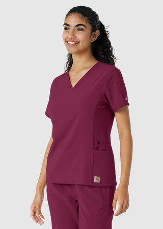 Carhartt Women's Knit Panel Scrub Top