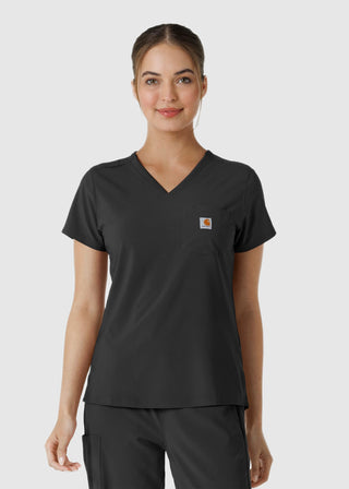 Carhartt Force Cross-Flex Women's Tuck-In Scrub Top