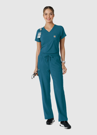 Carhartt Force Cross-Flex Women's Tuck-In Scrub Top