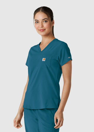 Carhartt Force Cross-Flex Women's Tuck-In Scrub Top