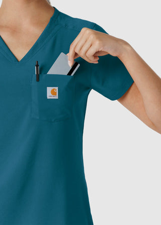 Carhartt Force Cross-Flex Women's Tuck-In Scrub Top