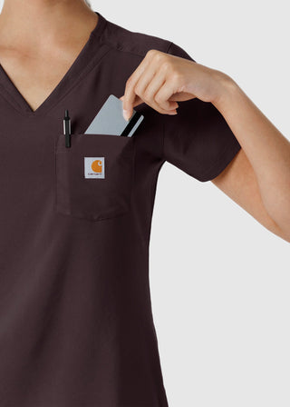 Carhartt Force Cross-Flex Women's Tuck-In Scrub Top