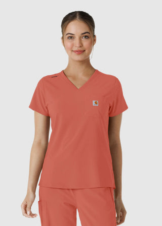Carhartt Force Cross-Flex Women's Tuck-In Scrub Top