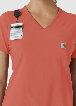 Carhartt Force Cross-Flex Women's Tuck-In Scrub Top