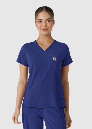 Carhartt Force Cross-Flex Women's Tuck-In Scrub Top