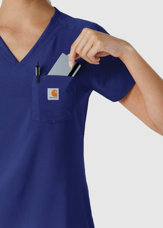 Carhartt Force Cross-Flex Women's Tuck-In Scrub Top