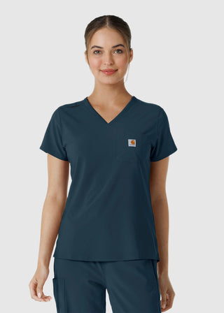 Carhartt Force Cross-Flex Women's Tuck-In Scrub Top