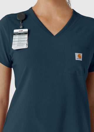 Carhartt Force Cross-Flex Women's Tuck-In Scrub Top