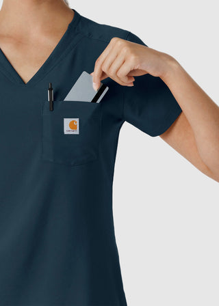 Carhartt Force Cross-Flex Women's Tuck-In Scrub Top