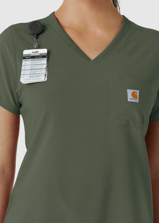 Carhartt Force Cross-Flex Women's Tuck-In Scrub Top